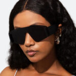 Black Celeste Frameless Sunglasses - Torfeo
