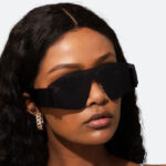 Black Celeste Frameless Sunglasses - Torfeo