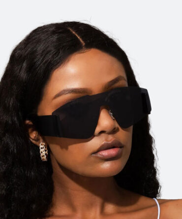 Black Celeste Frameless Sunglasses - Torfeo