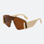 Beige Celeste Frameless Sunglasses - Torfeo