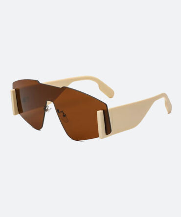 Beige Celeste Frameless Sunglasses - Torfeo