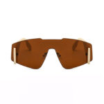 Beige Celeste Frameless Sunglasses - Torfeo
