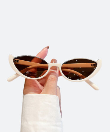 Beige Tea Dazzle Half Frame Sunglasses - Torfeo