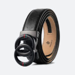 Black Double Loop Buckle Belt - Torfeo