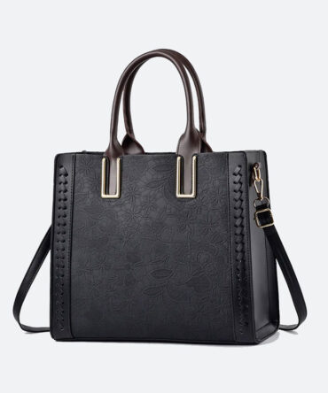 Black Flair Fusion Handbag - Torfeo