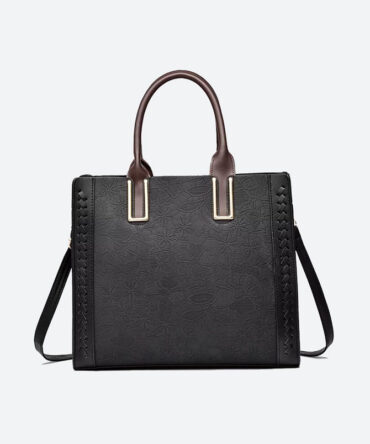 Black Flair Fusion Handbag - Torfeo