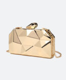 Geometric Gold Clutch - Torfeo