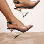 Open Toe Transparent Heels - Image 4
