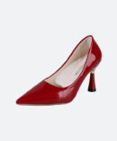 Red Pattern Embossed Shoes - Torfeo