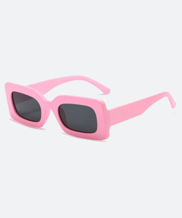 Pink Rectangular Frame Sunglasses - Torfeo