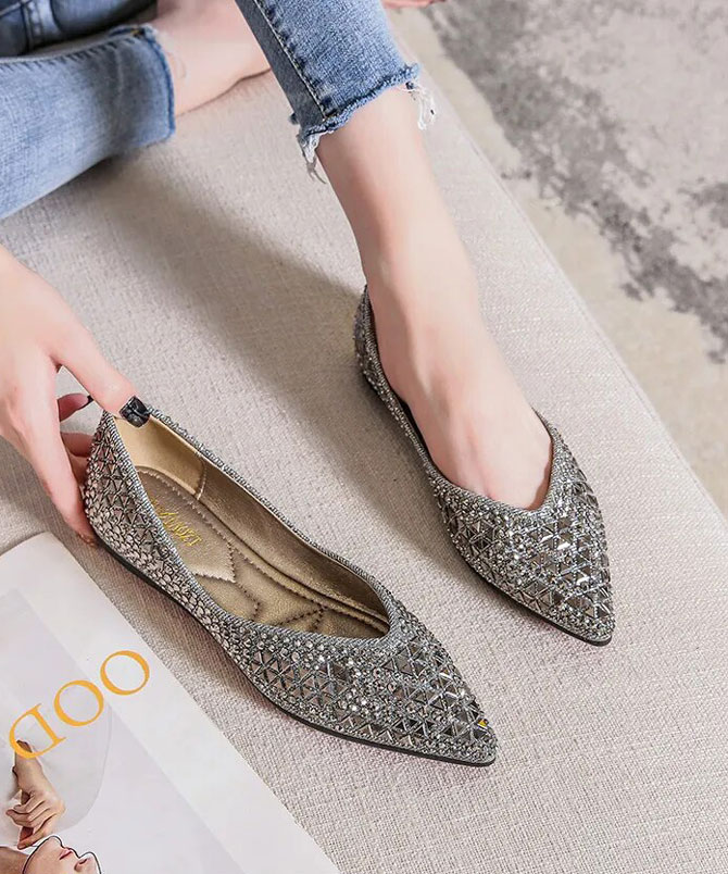 Rivets Ballerian Flat Shoes - Torfeo