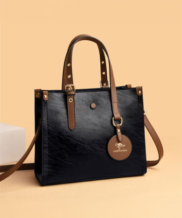 Black Stellar Signature Handbag - Torfeo