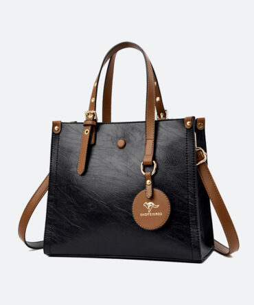 Black Stellar Signature Handbag - Torfeo