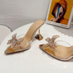Alia Butterfly Rhinestone Heels - Torfeo