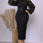 Athena Puff Sleeve Dress - Torfeo