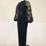 Athena Lantern Sleeve Dress - Image 5