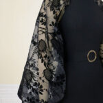 Athena Lantern Sleeve Dress - Image 6
