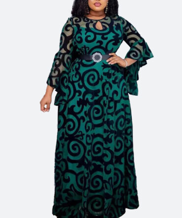 Green Enchanted Grace Maxi Dress - Torfeo