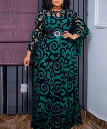 Green Enchanted Grace Maxi Dress - Torfeo