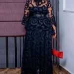 Black Enchanted Grace Maxi Dress - Torfeo