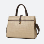 Khaki Epic Ensemble Texture Handbag - Torfeo