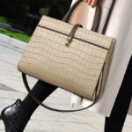 Khaki Epic Ensemble Texture Handbag - Torfeo
