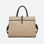 Khaki Epic Ensemble Texture Handbag - Torfeo