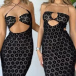 Glamour Embrace Perspective Dress - Image 5
