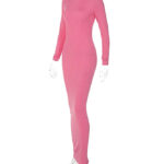 O-Neck Bodycon Maxi Dress - Image 5