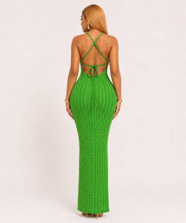 Spaghetti Strap Long Dress - TORFEO