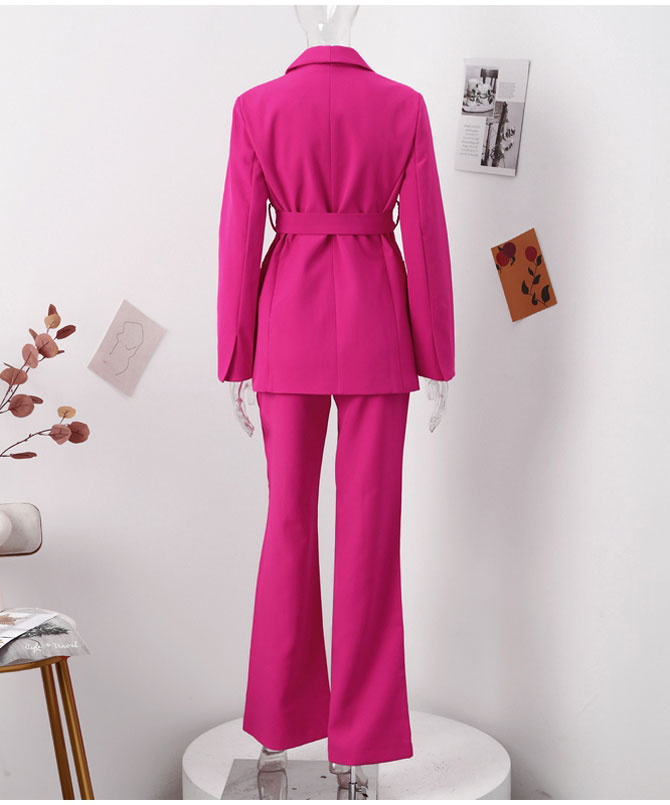 Pink Street Chic Pant Suit Set - Torfeo