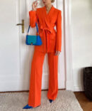 Orange Street Chic Pant Suit Set - Torfeo