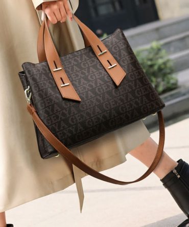 Brown Luxeloom Business Handbag - TORFEO