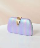 Lavender ClairePop Luxe Clutch Bag - TORFEO