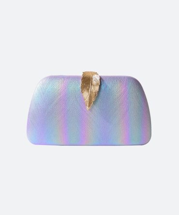 Lavender ClairePop Luxe Clutch Bag - TORFEO