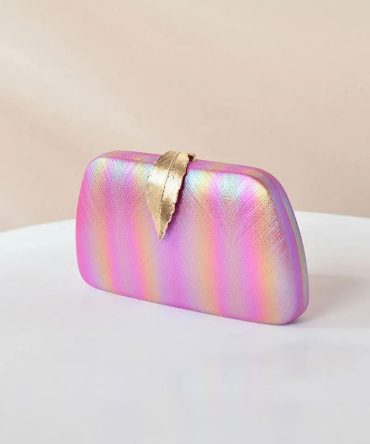 Pink ClairePop Luxe Clutch Bag - TORFEO