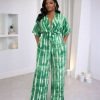 Dolman Print Jumpsuit - TORFEO