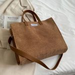 Vintage Corduroy Tote Bag - TORFEO