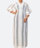 Ethnic Royal Maxi Dress - TORFEO