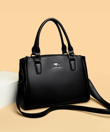 Classic Charm Black Handbag - TORFEO