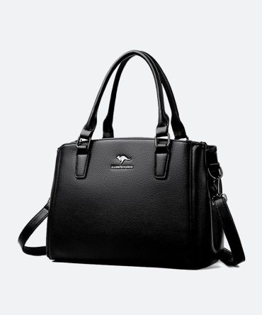 Classic Charm Black Handbag - TORFEO