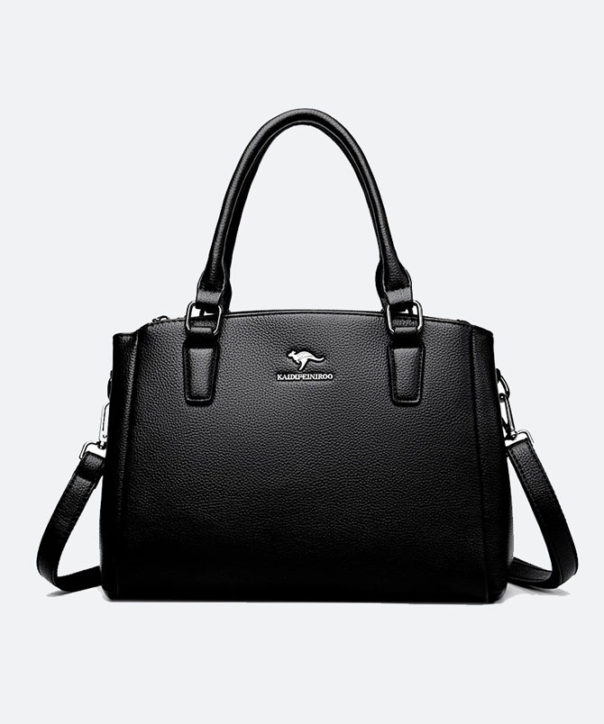 Classic Charm Black Handbag - TORFEO