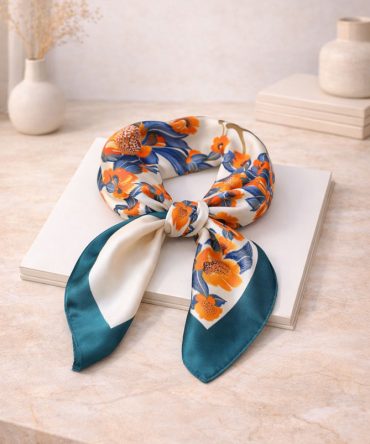 Bohemian Pattern Silk Scarf - TORFEO
