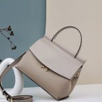 Chic Clasp Top Handle Bag