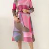 Geometric Tide Miyake Dress - TORFEO