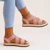 Pink Anti-Slip Light Flat Sandals - TORFEO