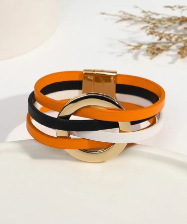 Magnetic Wrap Leather Bracelet - TORFEO