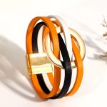 Magnetic Wrap Leather Bracelet - TORFEO