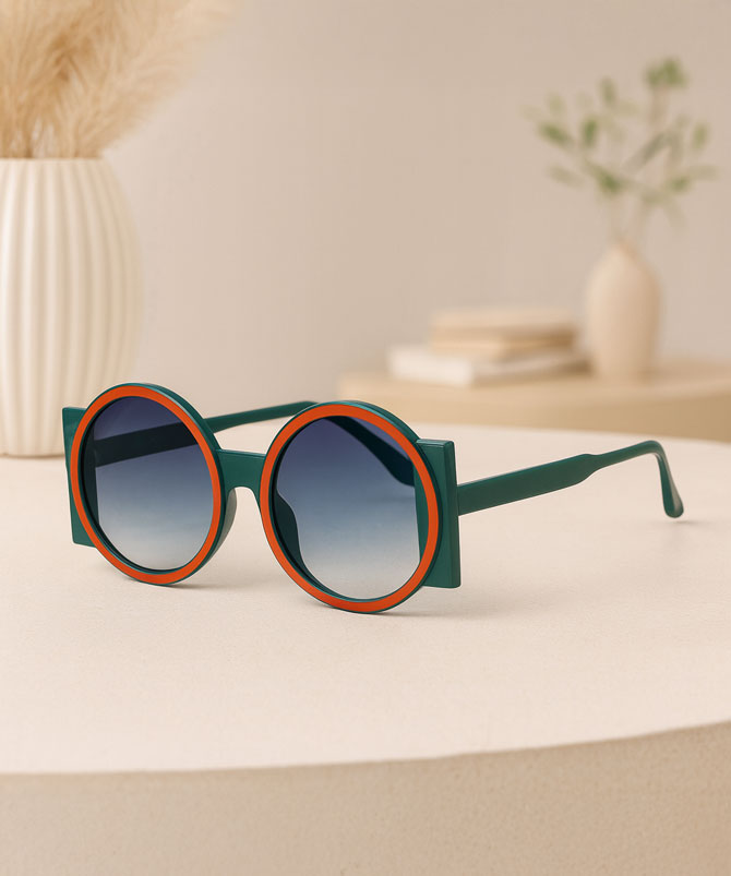 Retro Pop Round Sunglasses - TORFEO