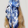 Azure Print Foulard Scarf - TORFEO